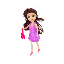 Boneca Troca Roupa Acessório Jennifer Fashion Brinquedo Infantil Meninas Faz De Conta Divertido