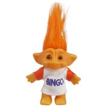 Boneca Troll Yintlilocn Vintage Lucky Chromatic 19 cm laranja