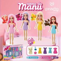 Boneca turma da manu com cheirinho e acessorios sortida - polibrinq Boneca turma da manu com cheirinho e acessorios sortida - polibrinq