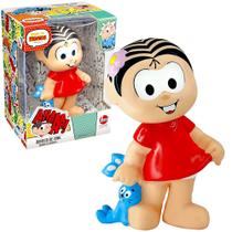 Boneca Turma da Mônica Vinil 18cm com Sansão Na Caixa Lider Boneca Turma da Mônica Vinil 18cm com Sansão Na Caixa Lider