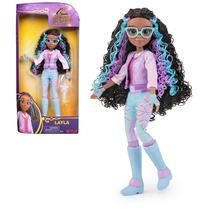 Boneca Unicorn Academy Layla com 5 acessórios de 24 cm para meninas a partir de 4 anos