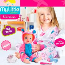 Boneca unicórnio Faz Xixi Com Acessórios My Little collection