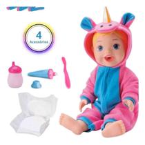 Boneca Unicórnio Faz Xixi Com Acessórios My Little