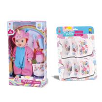 Boneca Unicornio My Little Collection Divertoys + Fraldinhas