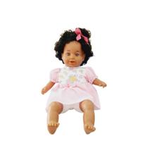 Boneca Valentina Negra Fala Frases - 54 cm - 1094 - Bee Toys