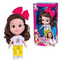 Boneca Valentina Pontes 28cm Youtuber Infantil Original Articulada Em Vinil Brinquedos Cotiplás