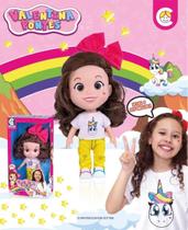 Boneca Valentina Pontes Youtuber Original Cotiplas Brinquedo