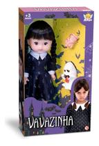 Boneca Vavazinha Com Mãozinha E Fantasminha (Inspiração Série Wandinha)