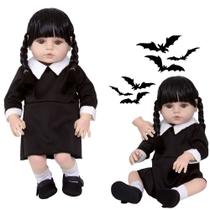 Boneca Vavazinha Corpo Articulado Vestido Preto Acessórios Boneca Vavazinha Corpo Articulado Vestido Preto Acessórios