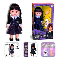 Boneca Vavazinha Fantasminha Acessório Família Addams Corpo Emborrachado Encanto Divertida