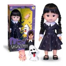 Boneca Vavazinha Wandinha com Mãozinha e Fantasma Anjo Brinquedos - Brinquedos Anjo