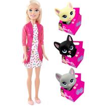 Boneca Veterinária da Barbie na Caixa 65cm com 3 Gatinhos 8 Acessórios Mattel