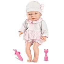 Boneca vinil c/ acess 32cm 5069 - roma Boneca vinil c/ acess 32cm 5069 - roma