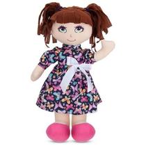 Boneca Vitória de Pano 36 cm Antialérgica