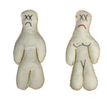 Boneca Voodoo Original Botanica, cor branca