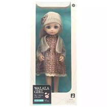Boneca Walala Girl 35cm com Roupas Estilosas Infantil - Toys Import J24270