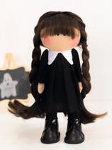 Boneca wandinha addams - boneca russa