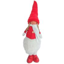 Boneca Winter Em Pé Para Bancada 49cm Decoração Natalina Boneca Winter Em Pé Para Bancada 49cm Decoração Natalina