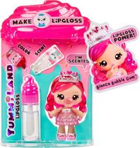 Boneca Yummiland Lipgloss Bianca Bubblegum Colecionável MGA