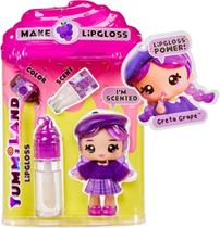 Boneca Yummiland Lipgloss Greta Grape Colecionável - MGA