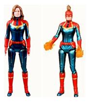 Bonecas Action Figures Kit Capitã Marvel Articuladas