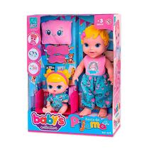 Bonecas Baby's Collection Festa do Pijama com Acessórios - 408 - Super Toys