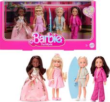 Bonecas Barbie The Movie Chelsea colecionáveis, pacote com 4 bonecas, com Ken