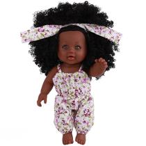 Bonecas Black Girl Dolls Afro-Americanas Bonecas Lifelike 12 Polegadas Baby Play Dolls B