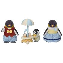 Bonecas Calico Critters - Família de Pinguins Colecionáveis