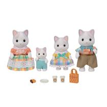 Bonecas Calico Critters - Família Latte Cat Colecionáveis Bonecas Calico Critters - Família Latte Cat Colecionáveis