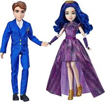 Bonecas casal real Descendentes 3, acessórios e modas - Disney Descendants