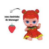 Bonecas Coleção Frutinhas Cotiplás Brinquedo Infantil com cheirinho de frutas