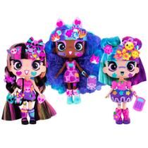 Bonecas colecionáveis DECORA GIRLZ, pacote com 5 bonecas, pacote com 3 bonecas Kat, Luna, Heather