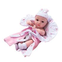 Bonecas de bebê renascidas macias de 11 polegadas Lifelike Sleeping Real Baby Dolls Brinquedo recém-nascido