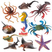 Bonecas de brinquedo SIENON Ocean Sea Animals, 10 unidades para crianças Bonecas de brinquedo SIENON Ocean Sea Animals, 10 unidades para crianças