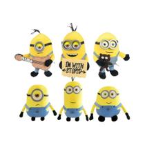 Bonecas de Pelúcia Minions Bob e Stuart - Despicable Me - Kawaii