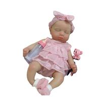 Bonecas De Silicone Laváveis De 33cm Para Bebês Reborn Menina Menino Recém-Nascido LouLou Bebe Bonecas De Silicone Laváveis De 33cm Para Bebês Reborn Menina Menino Recém-Nascido LouLou Bebe