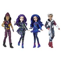 Bonecas Disney Descendants 3, coleção Isle of The Lost, pacote com 4