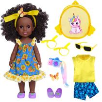 Bonecas e acessórios ebuddy African Baby Doll 37 cm com roupas Bonecas e acessórios ebuddy African Baby Doll 37 cm com roupas
