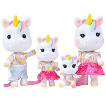 Bonecas flocadas em miniatura Sunny Days Honey Bee Acres Unicorn