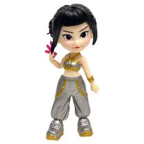 Bonecas Guerreiras do K-pop 10 cm Personagem:Zoey Roupa Prata
