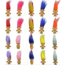 Bonecas Lucky Troll em miniatura Yintlilocn 20 unidades para crianças Bonecas Lucky Troll em miniatura Yintlilocn 20 unidades para crianças