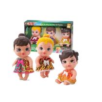 Bonecas mini guardians 3 bonequinhas fauna flora e laguna - Bee Toys