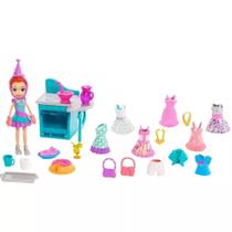 Bonecas Polly Pocket Loira Pacote de Festa - Mattel
