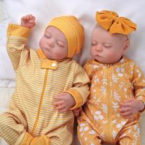 Bonecas Reborn Baby Dolls ADFO Lifelike Twins 50 cm realistas com roupas