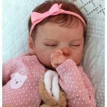 Bonecas Reborn Baby Dolls Anano Realistic Twins de 45 cm com brinquedos de alimentação Bonecas Reborn Baby Dolls Anano Realistic Twins de 45 cm com brinquedos de alimentação