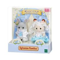 Bonecas Sylvanian Families Coelho Casamento - Figurinha Anime para Crianças