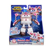 Boneco 12cm Avião Golden Girl Transformar Resgate Elétrico - Super Wings
