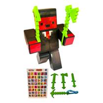 Boneco 15cm Kadu + 3 Ferramentas + Chaveiro + Jogo Memória