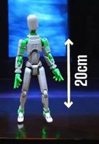 Boneco 20 cm Articulado Dummy 13 - Modelo 3D Cinza , Presente Criativo Para muita diversão DESMONTADO Boneco 20 cm Articulado Dummy 13 - Modelo 3D Cinza , Presente Criativo Para muita diversão DESMONTADO